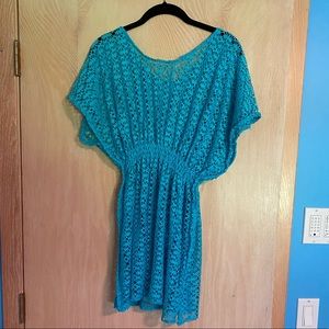 Blue Bathing Suit Coverup